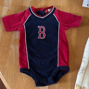 Infant Baby NIKE Boston Red Sox One Piece MLB Shirt Bodysuit 12M